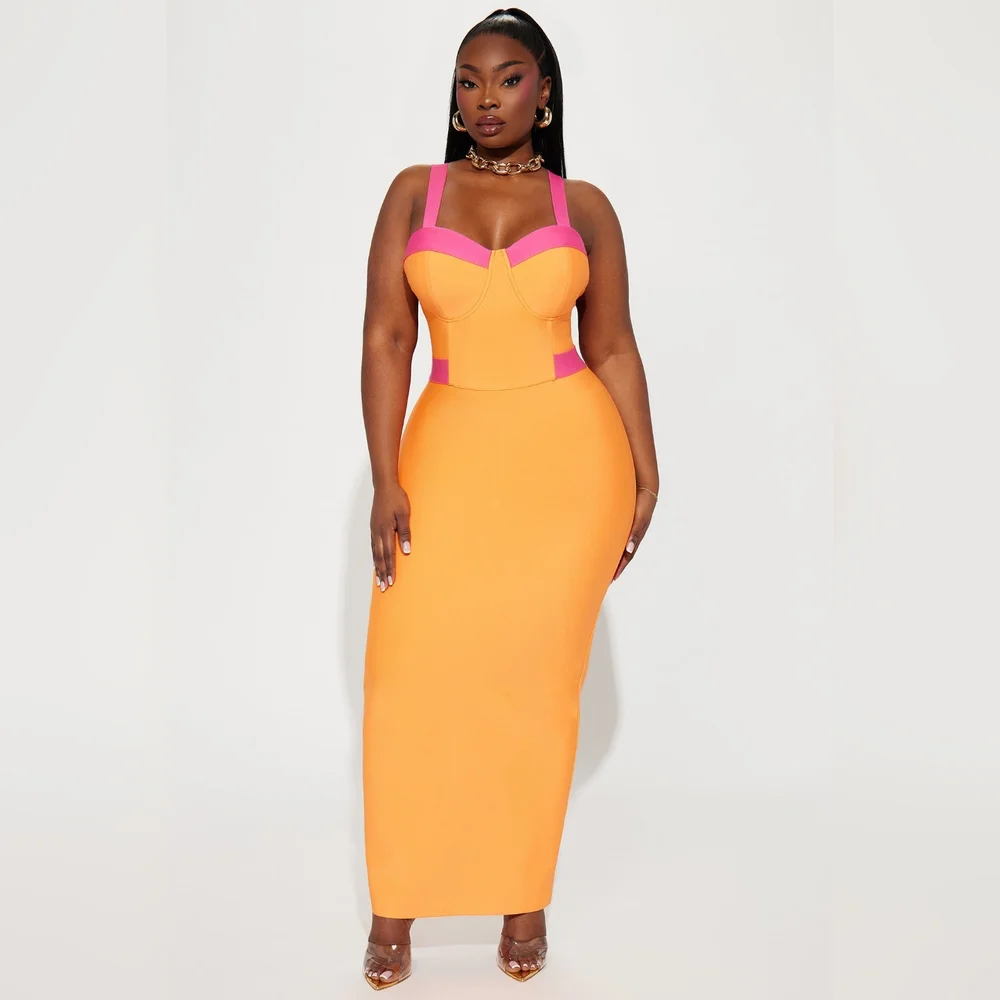Fashion nova color block dress - Picture 4 of 8